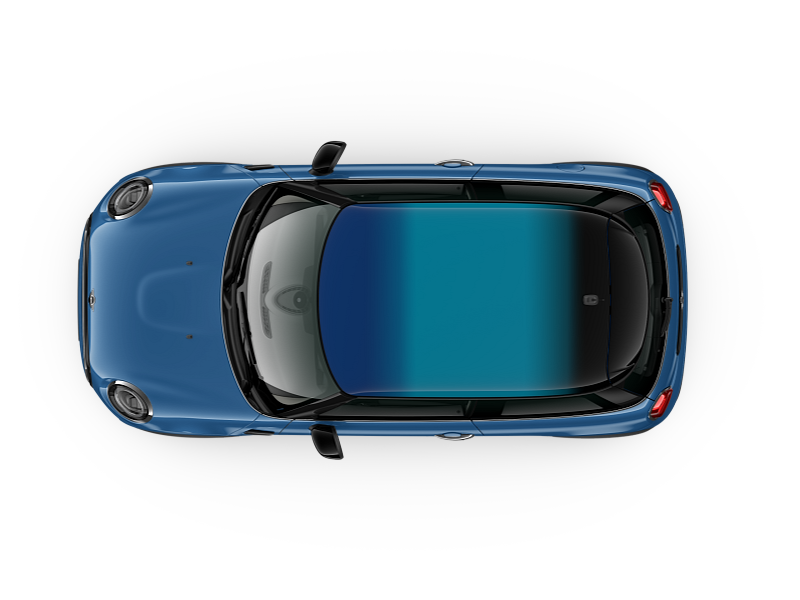 Multi-tone blue roof